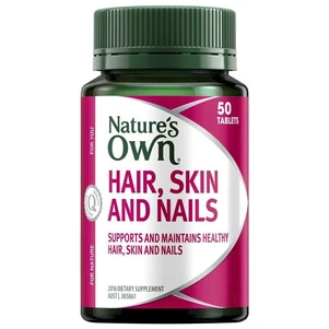 (PRE ORDER) Nature's Own Hair Skin & Nails 50 Tablets shelf life 2yrs